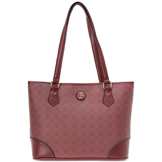 Cheap π Giani Bernini Tonal Signature Tote, Created For Macy's Deep Cherry βοΈ 1 Cheap π Giani Bernini Tonal Signature Tote, Created For Macy's Deep Cherry βοΈ