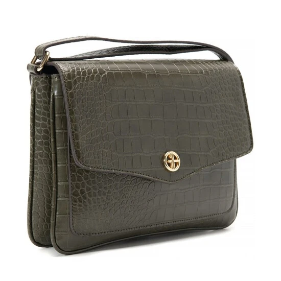 Cheapest ❤️ Giani Bernini Croco Envelope Crossbody, Created For Macy's Deep Moss 🛒 5 Cheapest ❤️ Giani Bernini Croco Envelope Crossbody, Created For Macy's Deep Moss 🛒 - Image 5
