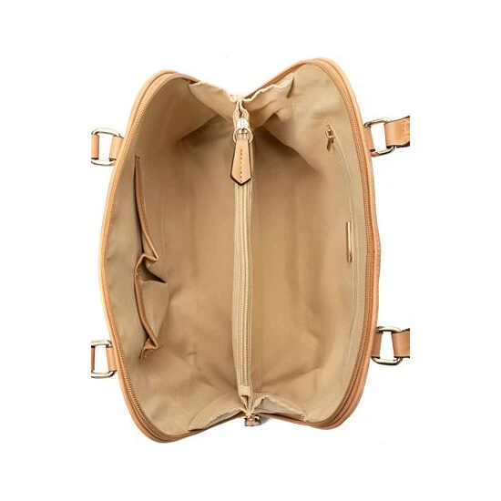 Budget 🔔 Giani Bernini Signature Stripe Dome Faux Leather Satchel, Created For Macy's Taupe Multi 😍 2 Budget 🔔 Giani Bernini Signature Stripe Dome Faux Leather Satchel, Created For Macy's Taupe Multi 😍 - Image 2