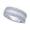 Best Pirce ⭐ Giani Bernini Cubic Zirconia Baguette Band In Sterling Silver ❤️