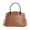 Wholesale 🥰 Giani Bernini Faux Ostrich Mini Satchel, Created For Macy's Mocha/gold ❤️