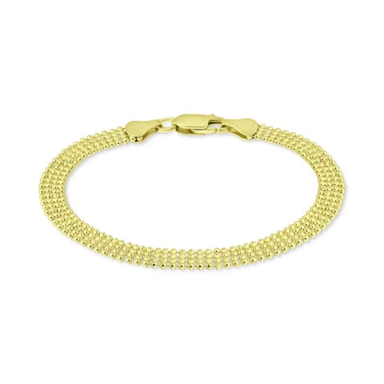 Buy 😀 Giani Bernini Four Row Bead Chain Bracelet In 18k Gold-Plated Sterling Silver, Created For Macy's 🛒 1 Buy 😀 Giani Bernini Four Row Bead Chain Bracelet In 18k Gold-Plated Sterling Silver, Created For Macy's 🛒