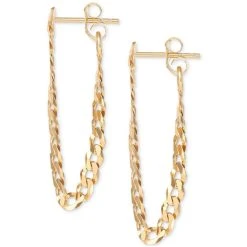 Cheapest 🌟 Giani Bernini Curb Link Chain Dangle Drop Earrings, Created For Macy's Sterling Silver 🧨 -Giani Bernini Shop unnamed file 1738