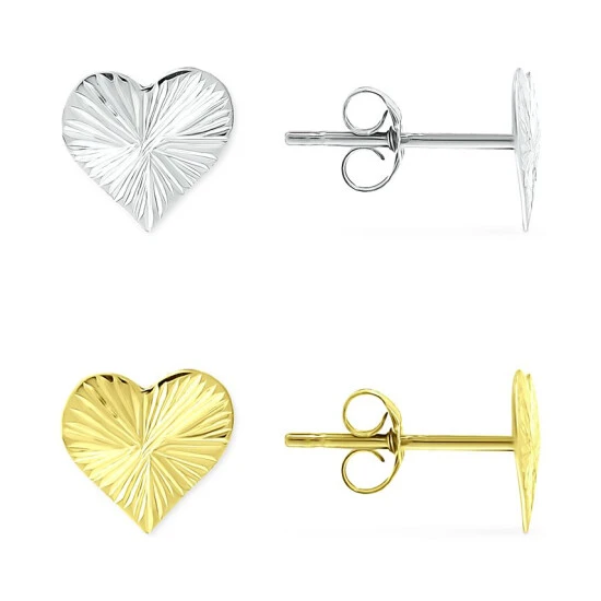 Deals ๐ฅ Giani Bernini 2-Pc. Set Textured Heart Stud Earrings In Sterling Silver & 18k Gold-Plate, Created For Macy's Gold Over Silver ๐ฏ 1 Deals ๐ฅ Giani Bernini 2-Pc. Set Textured Heart Stud Earrings In Sterling Silver & 18k Gold-Plate, Created For Macy's Gold Over Silver ๐ฏ