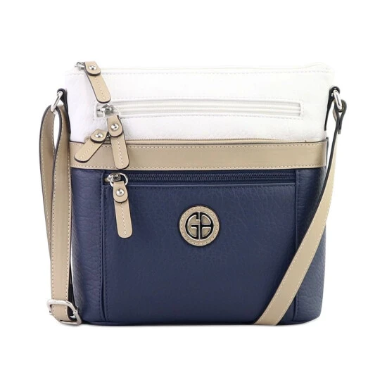 Best Sale โค๏ธ Giani Bernini Colorblock Pebble Crossbody, Created For Macy's White/oatmeal/navy ๐ 1 Best Sale โค๏ธ Giani Bernini Colorblock Pebble Crossbody, Created For Macy's White/oatmeal/navy ๐