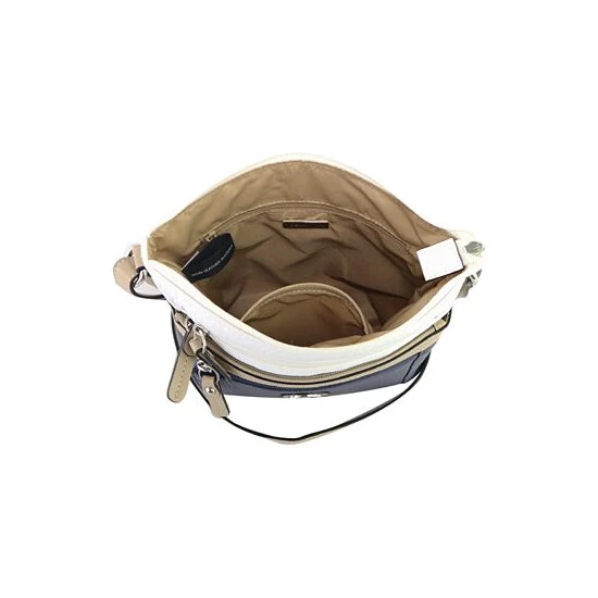 Best Sale โค๏ธ Giani Bernini Colorblock Pebble Crossbody, Created For Macy's White/oatmeal/navy ๐ 3 Best Sale โค๏ธ Giani Bernini Colorblock Pebble Crossbody, Created For Macy's White/oatmeal/navy ๐ - Image 3