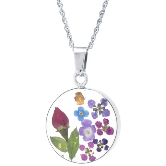 Brand new 🔔 Giani Bernini Medium Round Dried Flower Medal Pendant With 18 Chain In Sterling Silver. Available In Multi Or Blue Multi ⭐ 1 Brand new 🔔 Giani Bernini Medium Round Dried Flower Medal Pendant With 18 Chain In Sterling Silver. Available In Multi Or Blue Multi ⭐