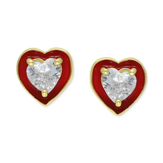 Best reviews of 💯 Giani Bernini Cubic Zirconia Cubic Zirconia Red Enamel Heart Stud Earrings, Created For Macy's Gold Over Silver 👏 1 Best reviews of 💯 Giani Bernini Cubic Zirconia Cubic Zirconia Red Enamel Heart Stud Earrings, Created For Macy's Gold Over Silver 👏