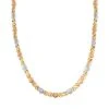 Coupon 🧨 Giani Bernini Hearts & Kisses 17 Statement Necklace In 18k Tricolor Gold-Plated Sterling Silver, Created For Macy's (Also In Gold Over Silver And Sterling Silver) ❤️