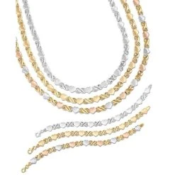 Coupon 🧨 Giani Bernini Hearts & Kisses 17 Statement Necklace In 18k Tricolor Gold-Plated Sterling Silver, Created For Macy's (Also In Gold Over Silver And Sterling Silver) ❤️ -Giani Bernini Shop unnamed file 1823