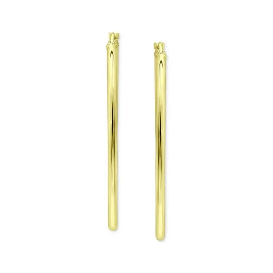 Budget โ๏ธ Giani Bernini Medium Oval Skinny Hoop Earrings In 18K Gold-Plated Sterling Silver, Or Sterling Silver, 1-5/8, Created For Macy's ๐ 3 Budget โ๏ธ Giani Bernini Medium Oval Skinny Hoop Earrings In 18K Gold-Plated Sterling Silver, Or Sterling Silver, 1-5/8, Created For Macy's ๐ - Image 3