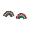 Top 10 🔔 Giani Bernini Crystal Rainbow Stud Earrings In Sterling Silver ⭐