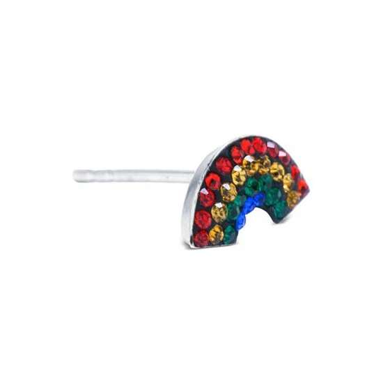Top 10 🔔 Giani Bernini Crystal Rainbow Stud Earrings In Sterling Silver ⭐ 3 Top 10 🔔 Giani Bernini Crystal Rainbow Stud Earrings In Sterling Silver ⭐ - Image 3