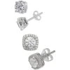 Promo ⭐ Giani Bernini 2-Pc. Set Cubic Zirconia Stud Earrings In Sterling Silver, Created For Macy's 😉