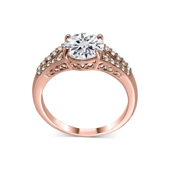 Hot Sale ๐ฅ Giani Bernini Solitaire Cubic Zirconia Center Stone Pave Ring, Created For Macy's Rose Gold ๐ 3 Hot Sale ๐ฅ Giani Bernini Solitaire Cubic Zirconia Center Stone Pave Ring, Created For Macy's Rose Gold ๐ - Image 3