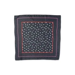 New 😍 Giani Bernini Women's Scribble Hearts Square Scarf Black 😀 -Giani Bernini Shop unnamed file 1924