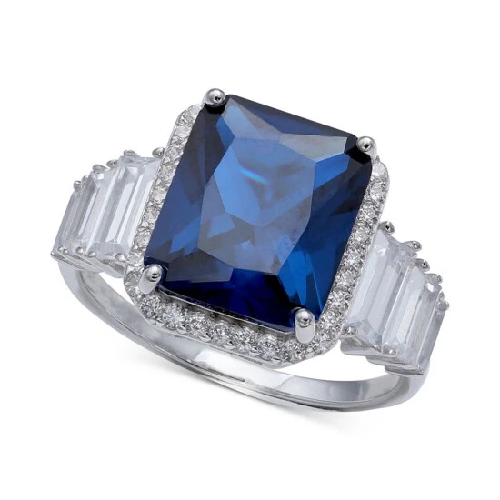 Promo ๐ Giani Bernini Cubic Zirconia Blue Statement Ring In Sterling Silver ๐ 1 Promo ๐ Giani Bernini Cubic Zirconia Blue Statement Ring In Sterling Silver ๐