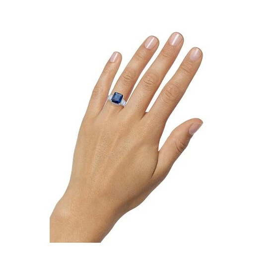 Promo ๐ Giani Bernini Cubic Zirconia Blue Statement Ring In Sterling Silver ๐ 3 Promo ๐ Giani Bernini Cubic Zirconia Blue Statement Ring In Sterling Silver ๐ - Image 3