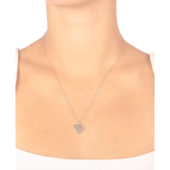 Best Sale ๐ Giani Bernini Filigree Heart 18 Pendant Necklace, Created For Macy's Gold Over Silver ๐ 3 Best Sale ๐ Giani Bernini Filigree Heart 18 Pendant Necklace, Created For Macy's Gold Over Silver ๐ - Image 3