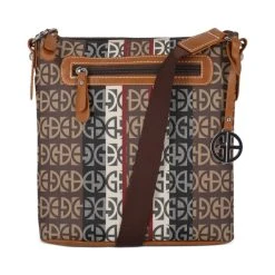New ๐ Giani Bernini Multi Stripe Crossbody, Created For Macy's Multi Signature Logo ๐