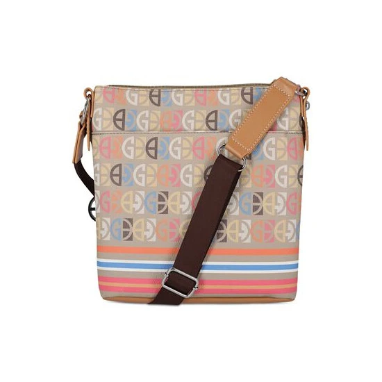 New 👏 Giani Bernini Multi Stripe Crossbody, Created For Macy's Multi Signature Logo 🎉 8 New 👏 Giani Bernini Multi Stripe Crossbody, Created For Macy's Multi Signature Logo 🎉 - Image 8