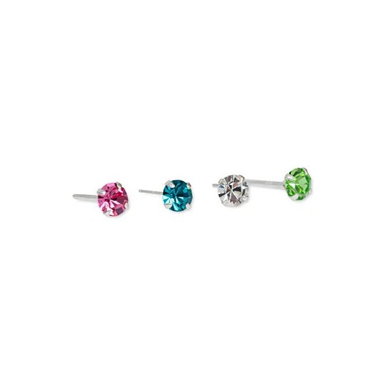 Deals โญ Giani Bernini 4-Pc. Set Fine Crystal Stud Earrings In Sterling Silver, Created For Macy's Multi ๐ 3 Deals โญ Giani Bernini 4-Pc. Set Fine Crystal Stud Earrings In Sterling Silver, Created For Macy's Multi ๐ - Image 3