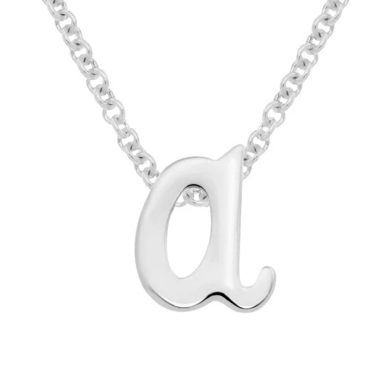 New ๐ Giani Bernini Lower Case Initial Pendant In Sterling Silver ๐ 1 New ๐ Giani Bernini Lower Case Initial Pendant In Sterling Silver ๐