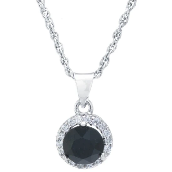 Hot Sale 🔔 Giani Bernini Crystal And Cubic Zirconia Halo 18 Pendant Necklace In Sterling Silver, Created For Macy's Blue 🧨 1 Hot Sale 🔔 Giani Bernini Crystal And Cubic Zirconia Halo 18 Pendant Necklace In Sterling Silver, Created For Macy's Blue 🧨