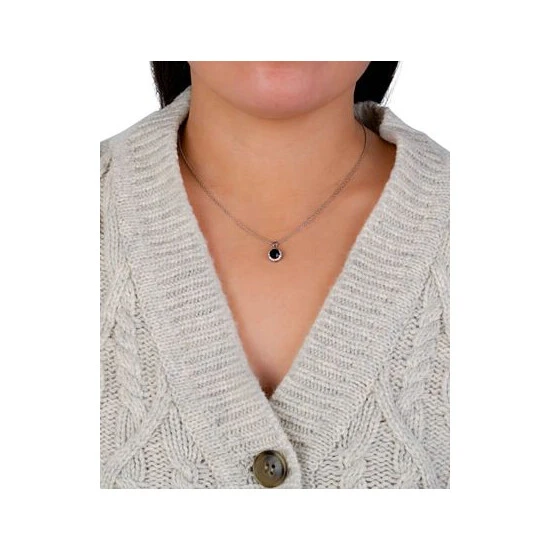 Hot Sale 🔔 Giani Bernini Crystal And Cubic Zirconia Halo 18 Pendant Necklace In Sterling Silver, Created For Macy's Blue 🧨 3 Hot Sale 🔔 Giani Bernini Crystal And Cubic Zirconia Halo 18 Pendant Necklace In Sterling Silver, Created For Macy's Blue 🧨 - Image 3