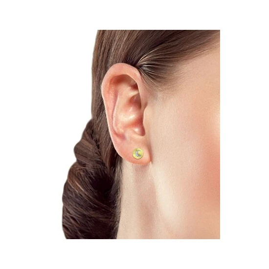 Best Pirce ๐ Giani Bernini Cubic Zirconia Moon Disc Stud Earrings, Created For Macy's Sterling Silver โจ 2 Best Pirce ๐ Giani Bernini Cubic Zirconia Moon Disc Stud Earrings, Created For Macy's Sterling Silver โจ - Image 2