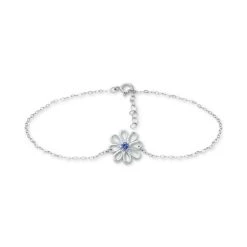 New ⭐ Giani Bernini Cubic Zirconia Ankle Bracelet In Sterling Silver (Also In Lab-Created Pink Sapphire), Created For Macy's 🎉