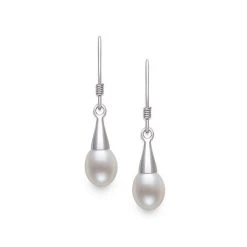 Promo 😍 Giani Bernini Cultured Freshwater Pearl (6mm) Drop Earrings In Sterling Silver, Created For Macy's 🔥 -Giani Bernini Shop unnamed file 2157