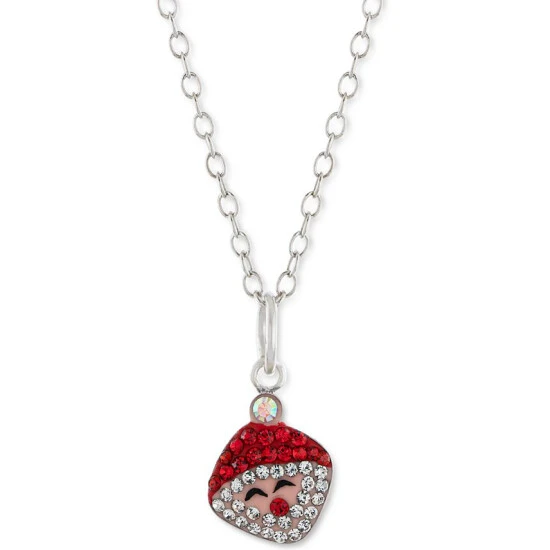 Brand new ๐ฅ Giani Bernini Crystal Santa Claus 18 Pendant Necklace In Sterling Silver, Created For Macy's โจ 1 Brand new ๐ฅ Giani Bernini Crystal Santa Claus 18 Pendant Necklace In Sterling Silver, Created For Macy's โจ