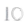 Budget 🥰 Giani Bernini Cubic Zirconia Oval Huggie Hoop Earrings In Sterling Silver 😍