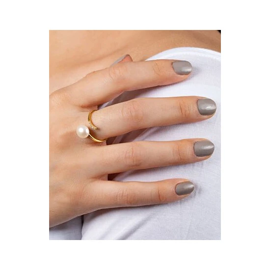 Coupon 🥰 Giani Bernini Cultured Freshwater Pearl (8mm) & Cubic Zirconia Bypass Ring, Created For Macy's Sterling Silver 👍 2 Coupon 🥰 Giani Bernini Cultured Freshwater Pearl (8mm) & Cubic Zirconia Bypass Ring, Created For Macy's Sterling Silver 👍 - Image 2