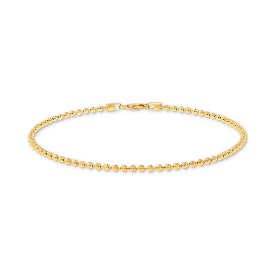 Budget 🧨 Giani Bernini Beaded Link Ankle Bracelet In 18k Gold-Plated Sterling Silver, Created For Macy's Gold Over Silver ✔️ 2 Budget 🧨 Giani Bernini Beaded Link Ankle Bracelet In 18k Gold-Plated Sterling Silver, Created For Macy's Gold Over Silver ✔️ - Image 2