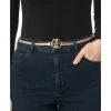 Cheap ❤️ Giani Bernini Women's Cobra Chain Logo Stretch Belt Gold 🥰