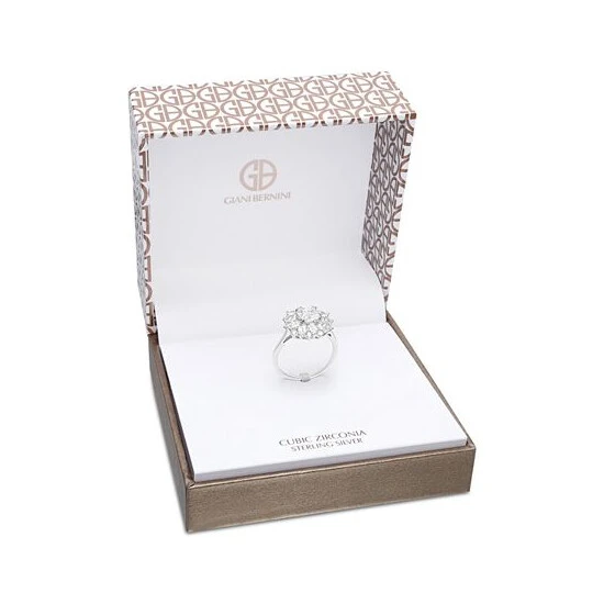 Outlet ๐ฅ Giani Bernini Cubic Zirconia Princess Flower Statement Ring In Sterling Silver, Created For Macy's โจ 3 Outlet ๐ฅ Giani Bernini Cubic Zirconia Princess Flower Statement Ring In Sterling Silver, Created For Macy's โจ - Image 3