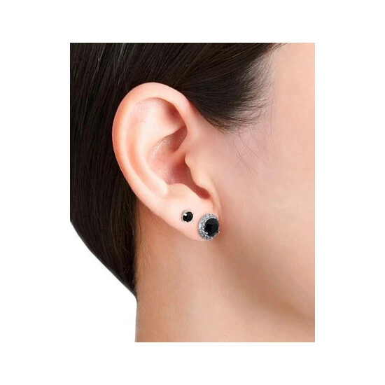 Discount ๐งจ Giani Bernini 2-Pc. Set Crystal & Cubic Zirconia Solitaire & Halo Stud Earrings, Created For Macy's Blue ๐ 2 Discount ๐งจ Giani Bernini 2-Pc. Set Crystal & Cubic Zirconia Solitaire & Halo Stud Earrings, Created For Macy's Blue ๐ - Image 2