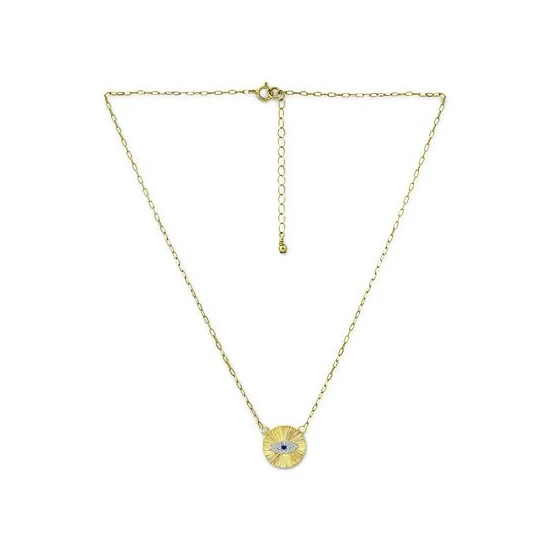 Promo 🔥 Giani Bernini Lab-Created Blue Sapphire & Cubic Zirconia Evil Eye Disc Pendant Necklace, 16 + 2 Extender, Created For Macy's Sterling Silver 🔔 3 Promo 🔥 Giani Bernini Lab-Created Blue Sapphire & Cubic Zirconia Evil Eye Disc Pendant Necklace, 16 + 2 Extender, Created For Macy's Sterling Silver 🔔 - Image 3
