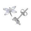 Cheapest ❤️ Giani Bernini Lab-Created Opal Dragonfly Stud Earrings In Sterling Silver, Created For Macy's 👍