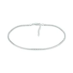 Cheap ✨ Giani Bernini Double Row Ankle Bracelet, Created For Macy's Silver 😀