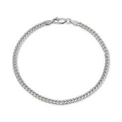 Cheapest ✔️ Giani Bernini Cuban Link Chain Bracelet In Sterling Silver, Created For Macy's 😍