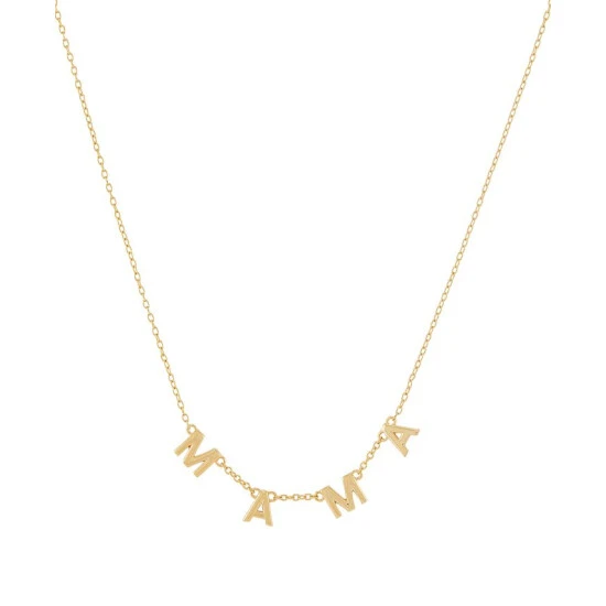 Promo ✨ Giani Bernini Mama Letter Charm 18 Pendant Necklace In 14k Gold-Plated Sterling Silver, Created For Macy's Gold Over Silver 🎁 1 Promo ✨ Giani Bernini Mama Letter Charm 18 Pendant Necklace In 14k Gold-Plated Sterling Silver, Created For Macy's Gold Over Silver 🎁