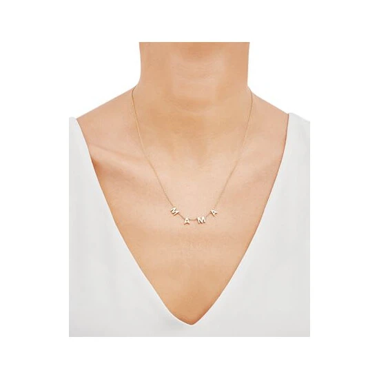 Promo ✨ Giani Bernini Mama Letter Charm 18 Pendant Necklace In 14k Gold-Plated Sterling Silver, Created For Macy's Gold Over Silver 🎁 2 Promo ✨ Giani Bernini Mama Letter Charm 18 Pendant Necklace In 14k Gold-Plated Sterling Silver, Created For Macy's Gold Over Silver 🎁 - Image 2