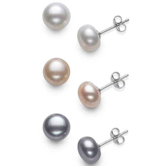 Best reviews of ✔️ Giani Bernini 3-Pc. Set White, Pink, Gray Cultured Freshwater Pearl (6-7mm) Stud Earrings In Sterling Silver, Created For Macy's 🧨 1 Best reviews of ✔️ Giani Bernini 3-Pc. Set White, Pink, Gray Cultured Freshwater Pearl (6-7mm) Stud Earrings In Sterling Silver, Created For Macy's 🧨