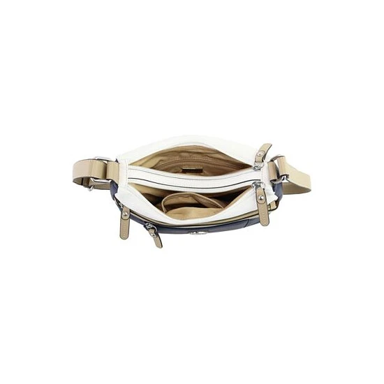 Hot Sale ⌛ Giani Bernini Colorblock Pebble Hobo, Created For Macy's Wht/oatmeal/nvy ⭐ 3 Hot Sale ⌛ Giani Bernini Colorblock Pebble Hobo, Created For Macy's Wht/oatmeal/nvy ⭐ - Image 3