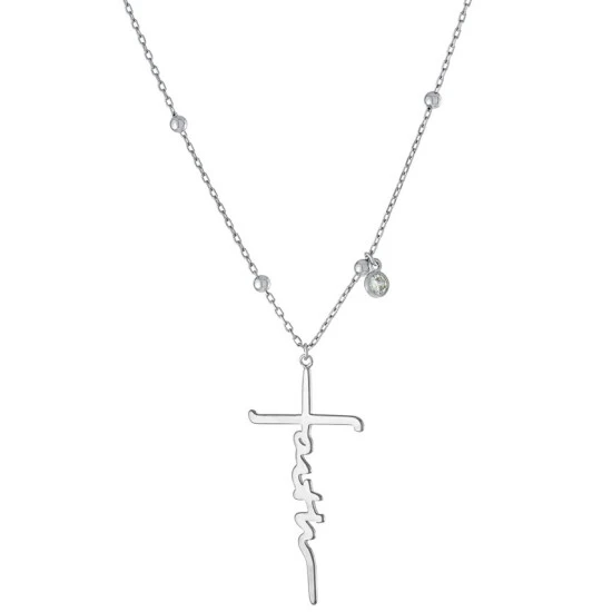 Buy ๐คฉ Giani Bernini Cubic Zirconia Faith Cross Pendant Necklace In Sterling Silver, 16 + 2 Extender, Created For Macy's โญ 1 Buy ๐คฉ Giani Bernini Cubic Zirconia Faith Cross Pendant Necklace In Sterling Silver, 16 + 2 Extender, Created For Macy's โญ