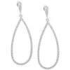 Buy ✔️ Giani Bernini Cubic Zirconia Pavé Teardrop Drop Earrings In Sterling Silver, Created For Macy's ✨