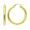 Buy 👍 Giani Bernini Polished Hoop Earrings, Created For Macy's Gold Over Silver 💯